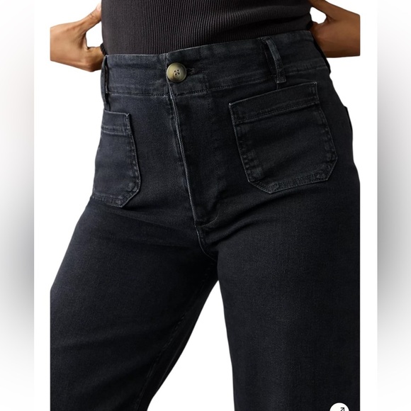 Maeve x Anthropologie The Colette High-Rise Crop Wide-Leg Jeans - Picture 5 of 8